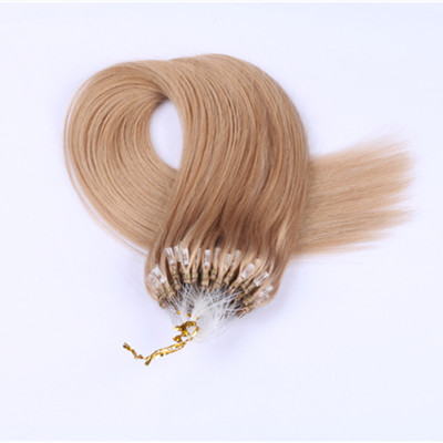  Micro Loop Wholesale Factory Price Cuticle Remy Virgin Micro Loop Hair 100Human Indian Keratin Crochet Hair Extension HN233
